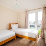 Twin Bedroom; rainbows end park bacton; Rainbows End; Barn & Beach; Norfolk Holidays; Cottages; Self Catering holidays; Norfolk Coast