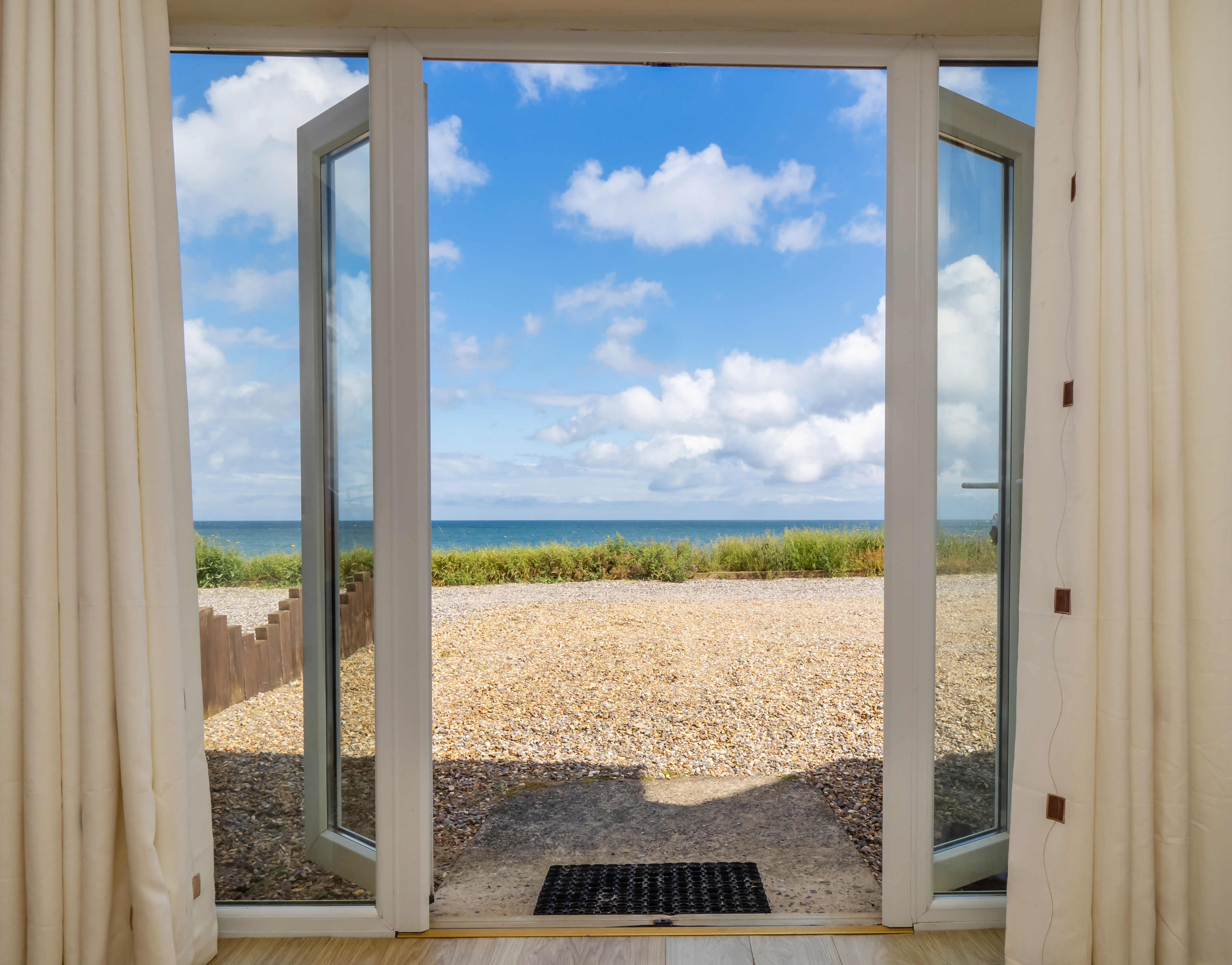 from the front door, beaches, seaside, holidays, self-catering, barn & baech, beach houses,
